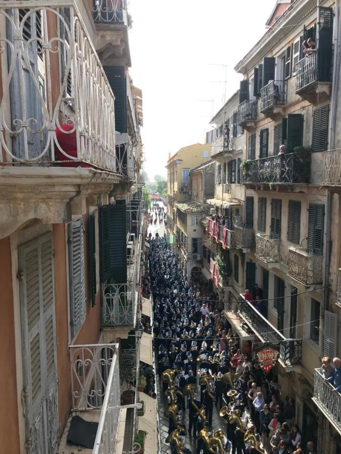 Casa Chalichiopoulo, Corfu Town Lägenhet Exteriör bild